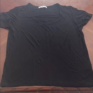 T by Alexander Wang Black Short Sleeve Relaxed Tee